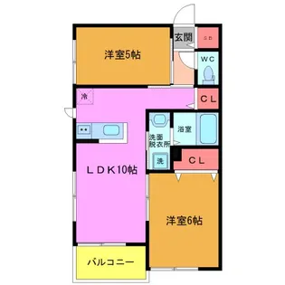 ダイカクA【2階】の間取り