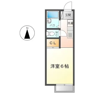 コーポ伊藤【1階】の間取り
