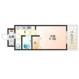 YAHATA西長堀【9階】の間取り