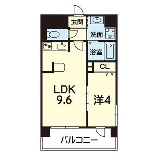 ライズ代継橋【2階】の間取り
