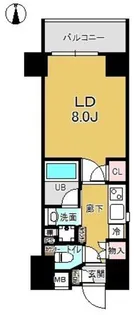 ミュージション溝の口【5階】の間取り