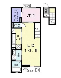 オースト・シュロス【4階】の間取り