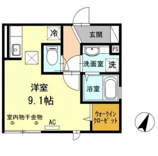 A-room【1階】の間取り