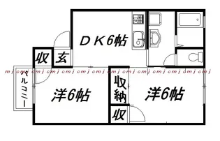 エビスセジュールB【2階】の間取り