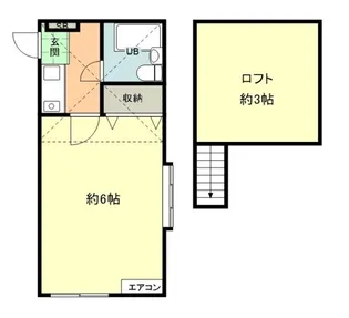 ジュネパレス柏第26【1階】の間取り
