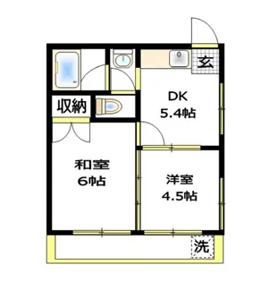 Tヴィレッジかしわ台【1階】の間取り