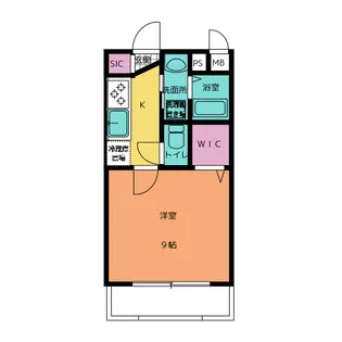 ユニテ利平治【3階】の間取り
