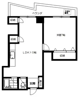 メゾンブランシュ【3階】の間取り