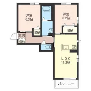 Park maison YOKOYAMA【1階】の間取り