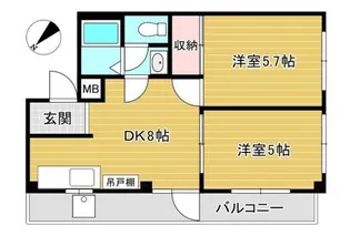ハイツクボタ【3階】の間取り