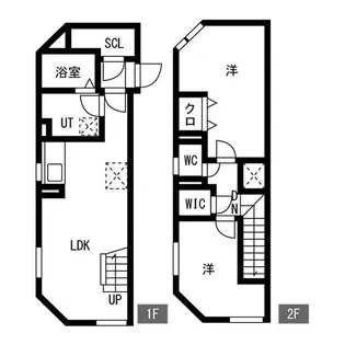 OAKLANCE荏原中延の間取り