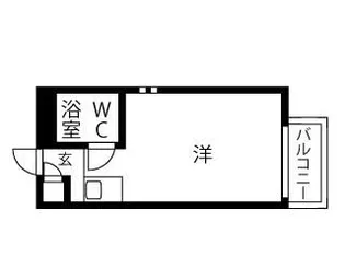 プレスイン駒場【4階】の間取り