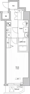 エル・グランジュテ新宿【4階】の間取り