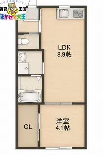 MODERN PALAZZO グランM【2階】の間取り