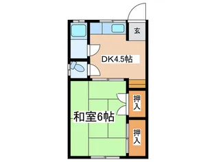 市川荘【2階】の間取り