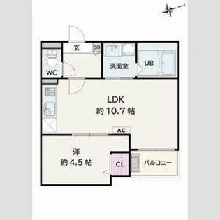 Jack ichibanI【1階】の間取り