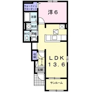 エーデルシュタイン B棟【1階】の間取り