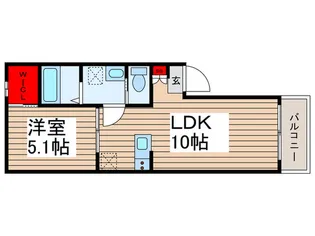 レジデンス千寿の風【2階】の間取り