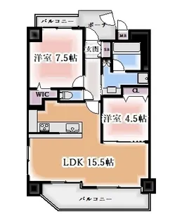 プレサンス錦エボリューション【12階】の間取り