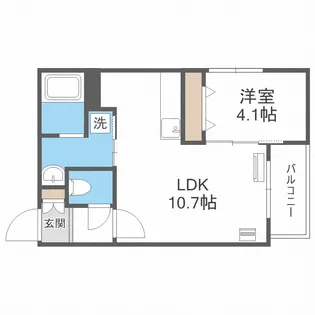 Kabaya Garden SAPPORO【4階】の間取り