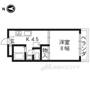 カーサ南野【2階】の間取り