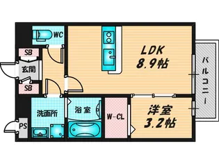 グレイス奥林A【2階】の間取り