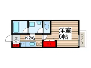 ウィスタリアS【1階】の間取り