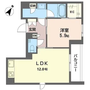 ラグーン【4階】の間取り