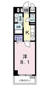 アルカディア世田谷【2階】の間取り