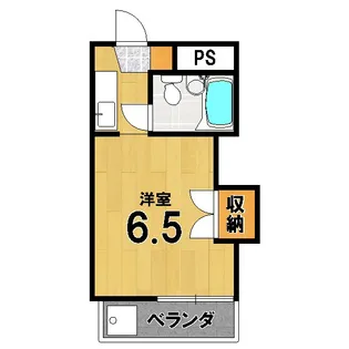 ハイツ茶山【4階】の間取り