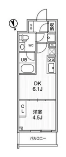 ・ALTERNA浅草【8階】の間取り
