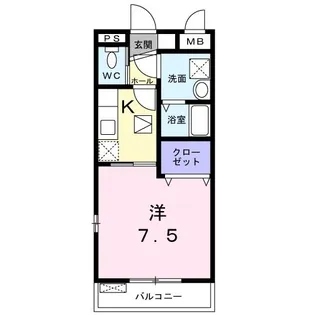 サン フローリッシュ【1階】の間取り