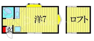 明信コーポ【1階】の間取り