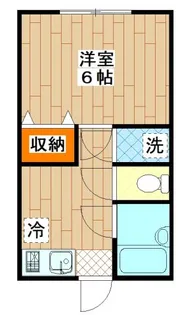 ニューウィング中目黒【2階】の間取り