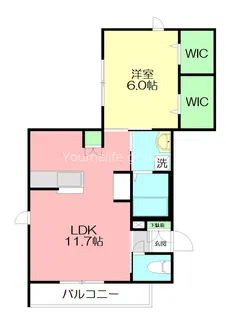 Maison Lumiere【2階】の間取り