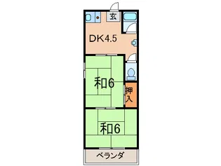 FP山下【2階】の間取り