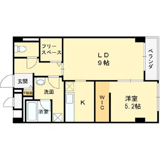 プール トゥジュールブラン【5階】の間取り