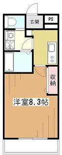 オハナハウス【3階】の間取り