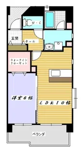 スカイエスト(R)【3階】の間取り