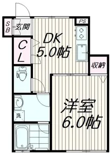 セドナ【1階】の間取り