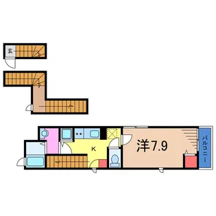 レスポワール【3階】の間取り