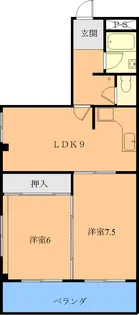 ヴィラローザ【1階】の間取り