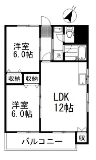 パビヨンA&A【1階】の間取り