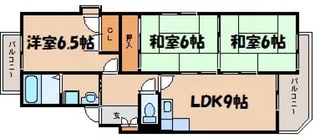 シャイニングコンポN【4階】の間取り