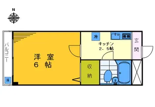 メゾンドハートレー【3階】の間取り