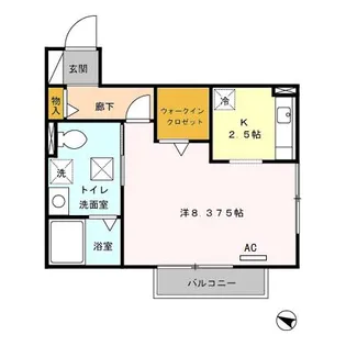 エスポアール【1階】の間取り