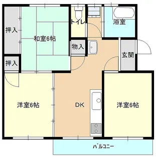 コーポ昭和【3階】の間取り