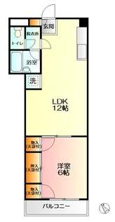 イーリス中央林間【3階】の間取り