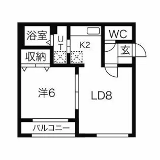 ドリーバーデン宮の沢【3階】の間取り