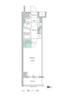ガリシア本所吾妻橋South【7階】の間取り